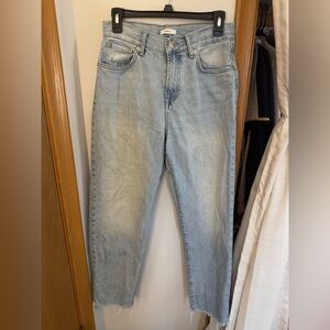 Denim blue jeans, forever 21.